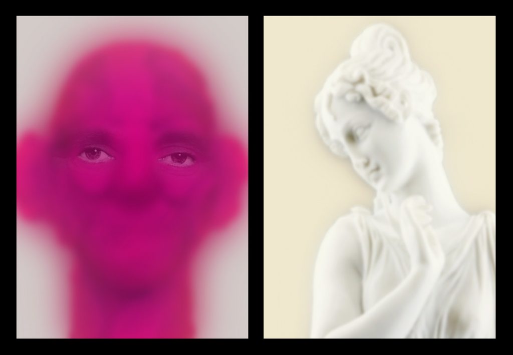 THE LOVER 2.   140 X 200 cm  ( diptych ), photograph lambda print, edition 5+2AP, 2022