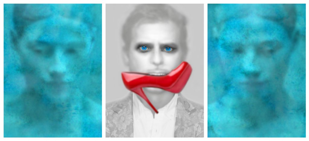 LOVE IN HEDDIN WORLDS 2 140x300cm , photograph, optical film , Edithion of 7 + 2AP2016