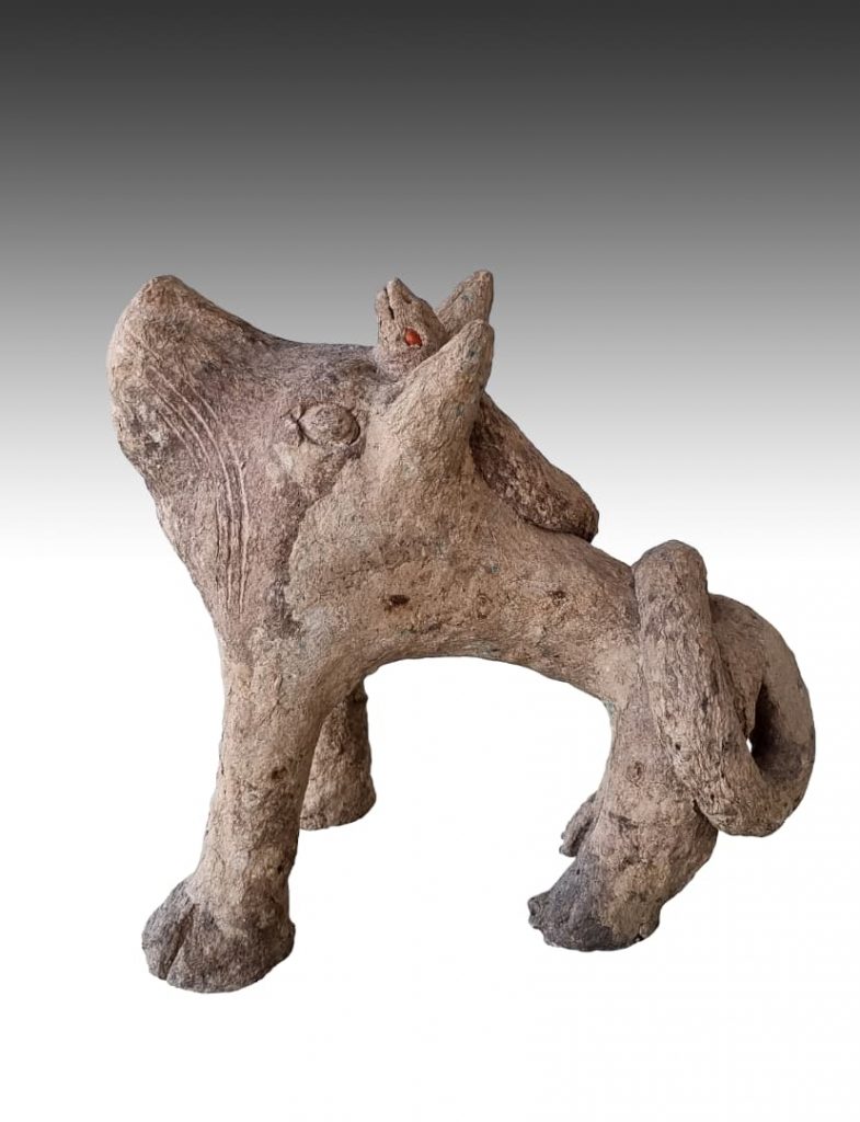 AA-035-image,Untitled, 2023 Papier Mache 30 x 39 cm