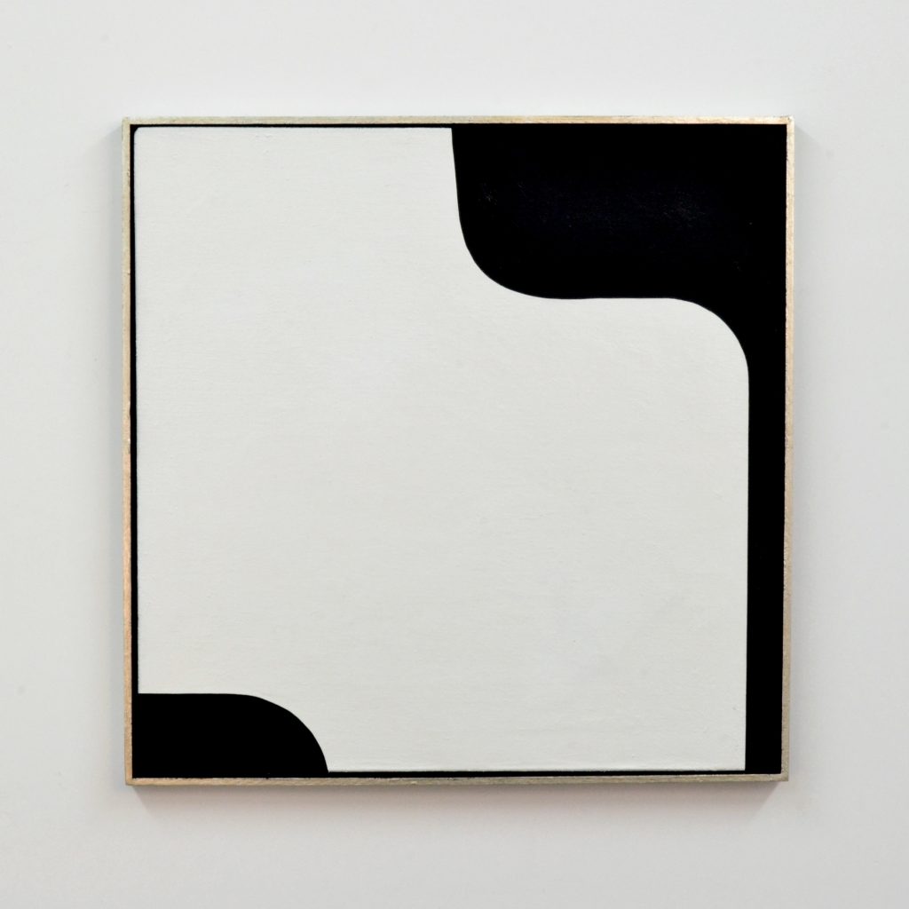 AB-50-image,Composition IX, Hard-Edge Geometric Abstraction From The Blog Icon, 2015 Signed verso Oil on linen 53 x 53 cm