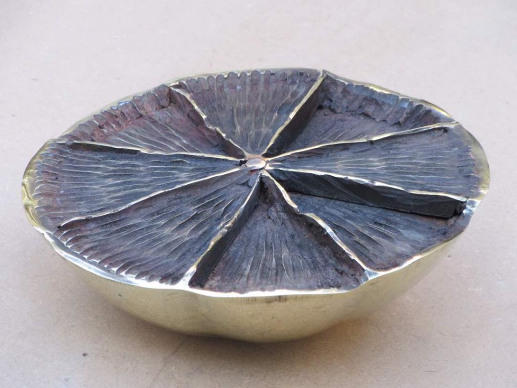 BL-003-image,Lemon, 2016 Signed and Dated Brass 18 x 7 x 18 cms