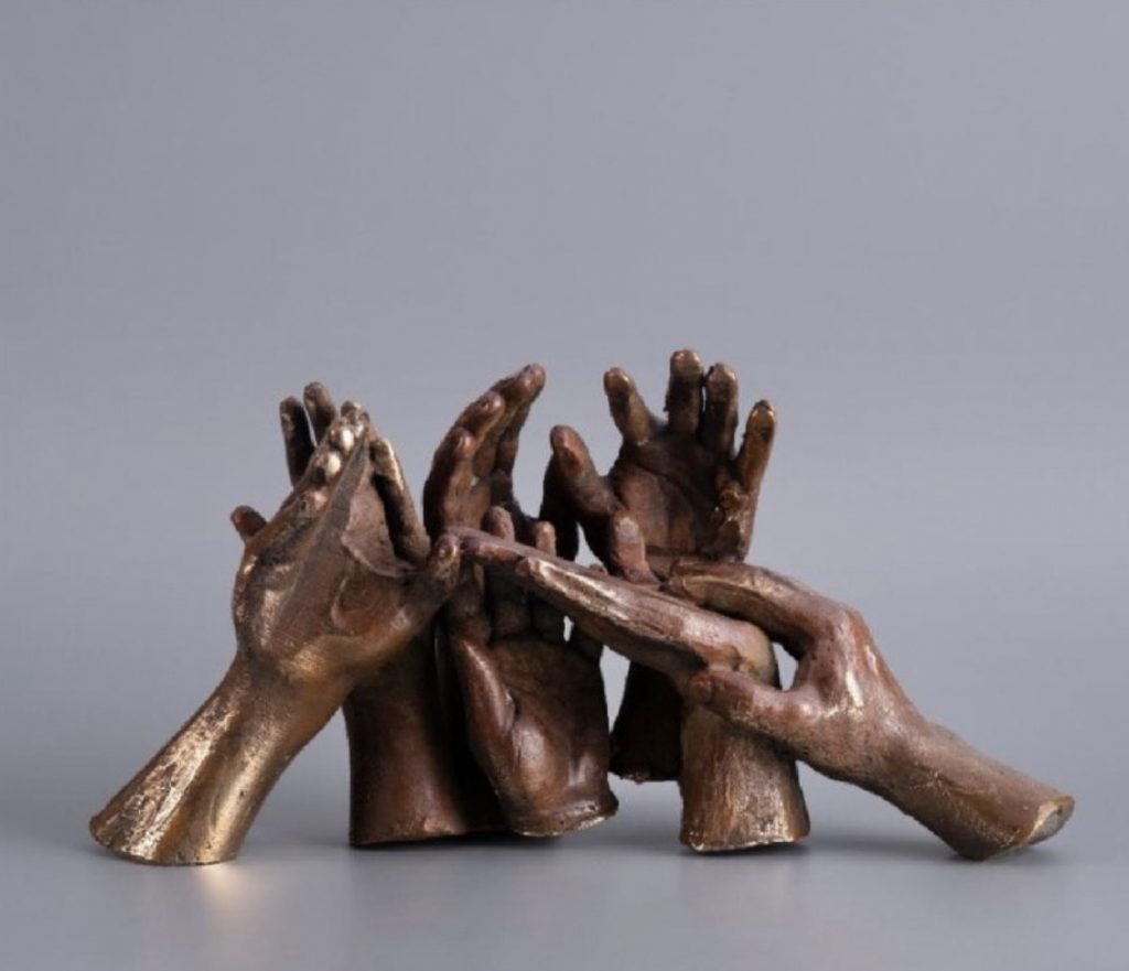 BL-031-image,Untitled, 2020 Bronze 22 x 10 x 8 cm
