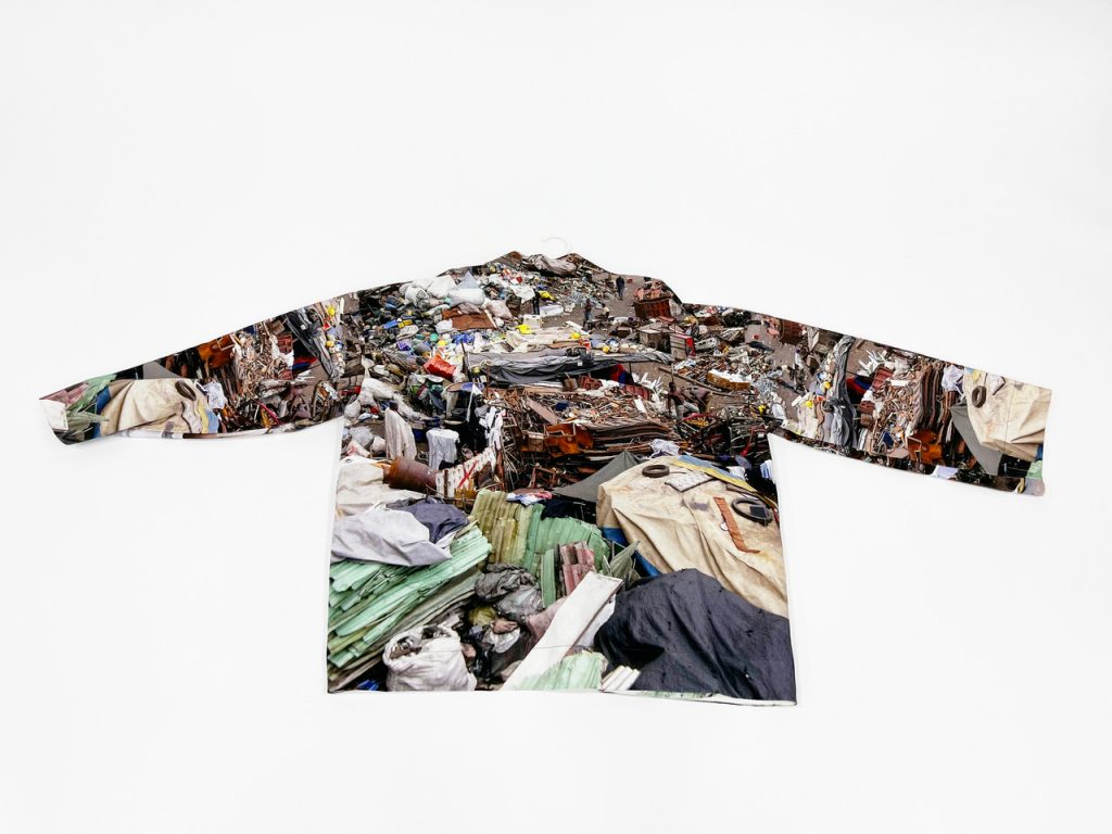 CK02-image, cover pho,Untitled, 2024 Textile print garment 168 x 79cm
