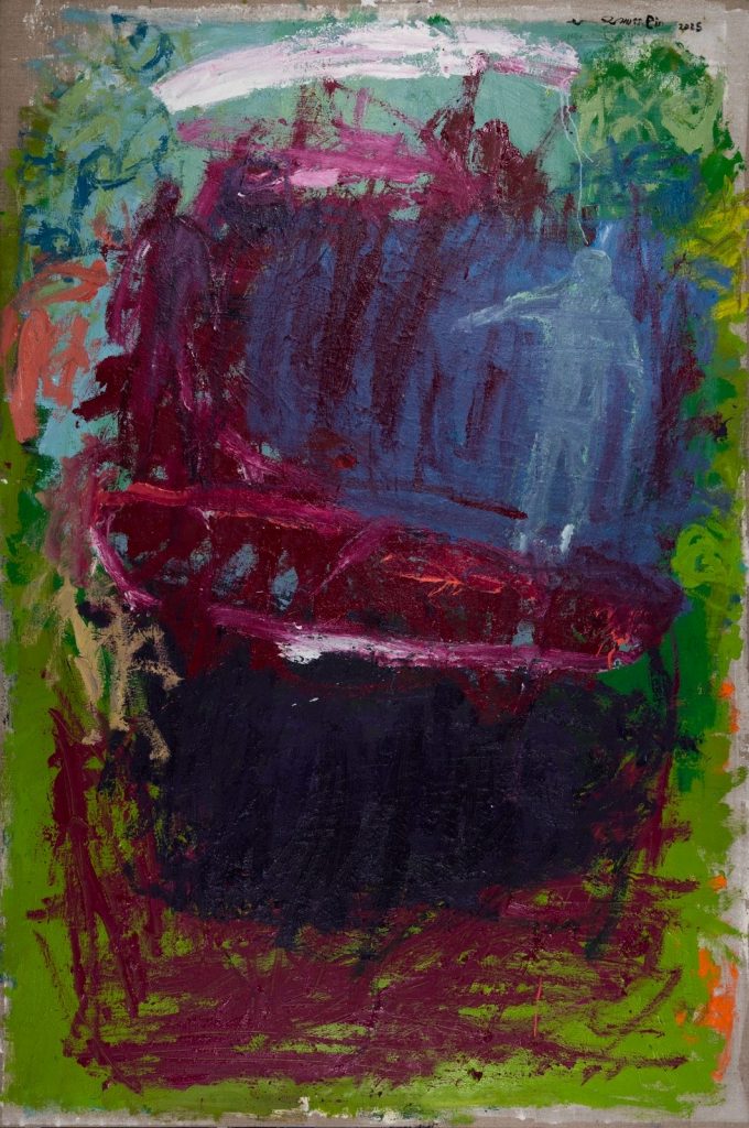 HAM-309-image, cover photo,Lifeboat, 2025 Oil on Canvas