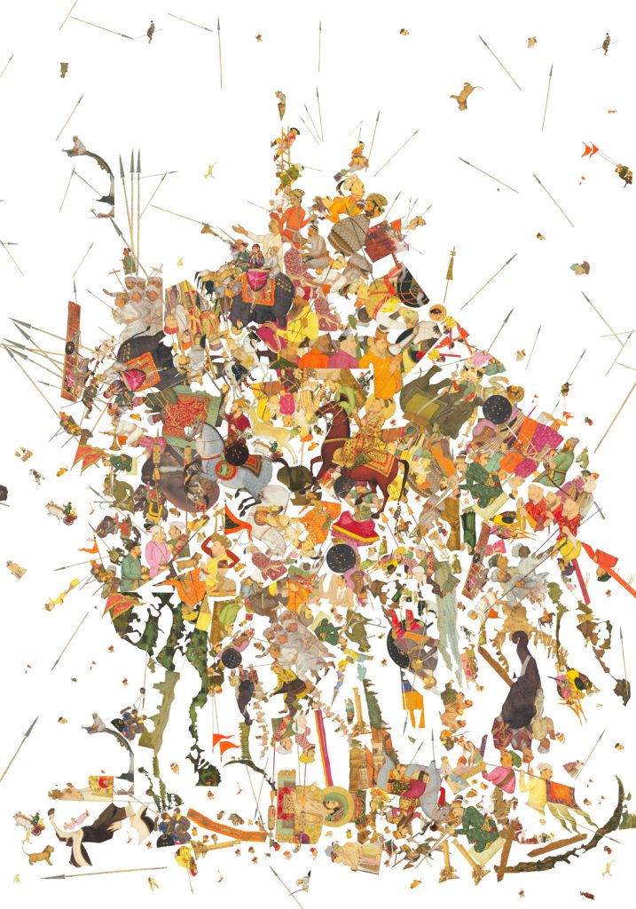 IC-41-image,Badshahnama, series LIII, 2018 Digital Print on Paper 100 x 70 cm 121 x 84 cm With the frame