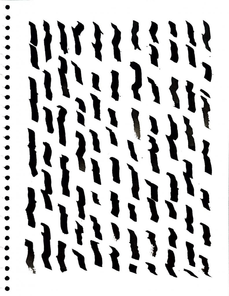 MAT-4-image, cover pho,Leeka, 2014 Signed & dated Ink on paper 32 x 24 cm