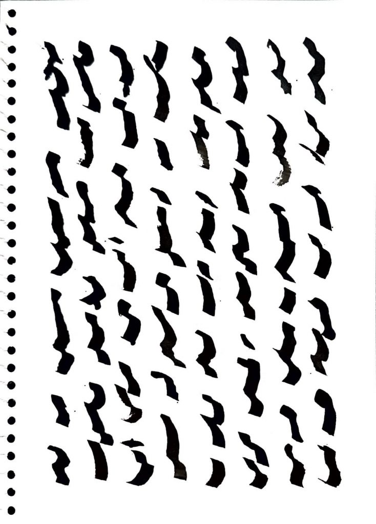 MAT-6-image,Leeka, 2014 Signed & dated Ink on paper 32 x 24 cm