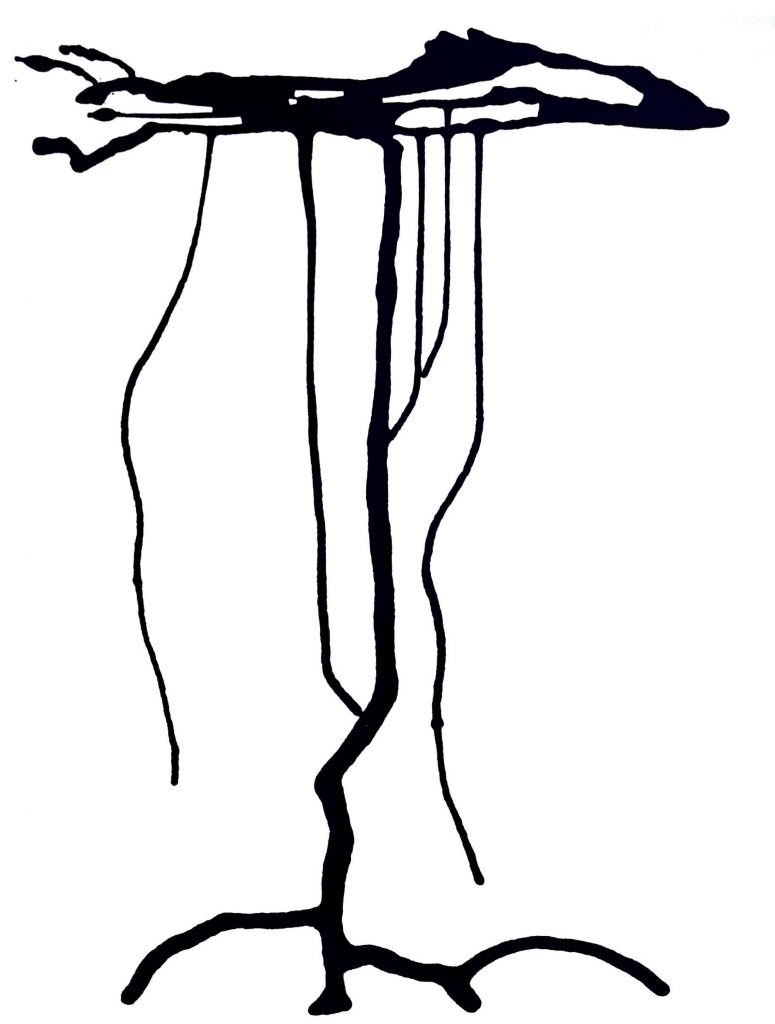 MH-173- Untitled (Metaphors Series), 2023 Ink on paper 61 x 45.5 cm