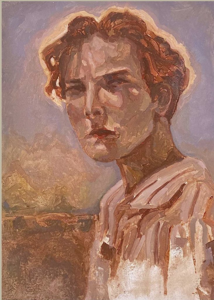 MMO-004-image,Summer has ended, 2024 Oil on Canvas pad 42 x 59 cm