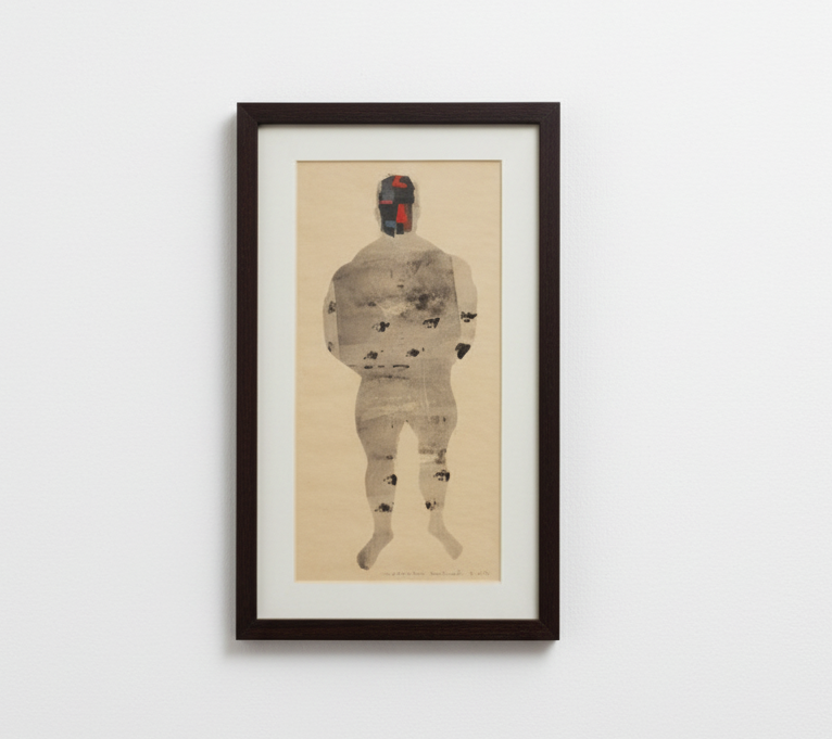 MZ-198-image,Untitled, 2012 mixed media 27 x 13 cm