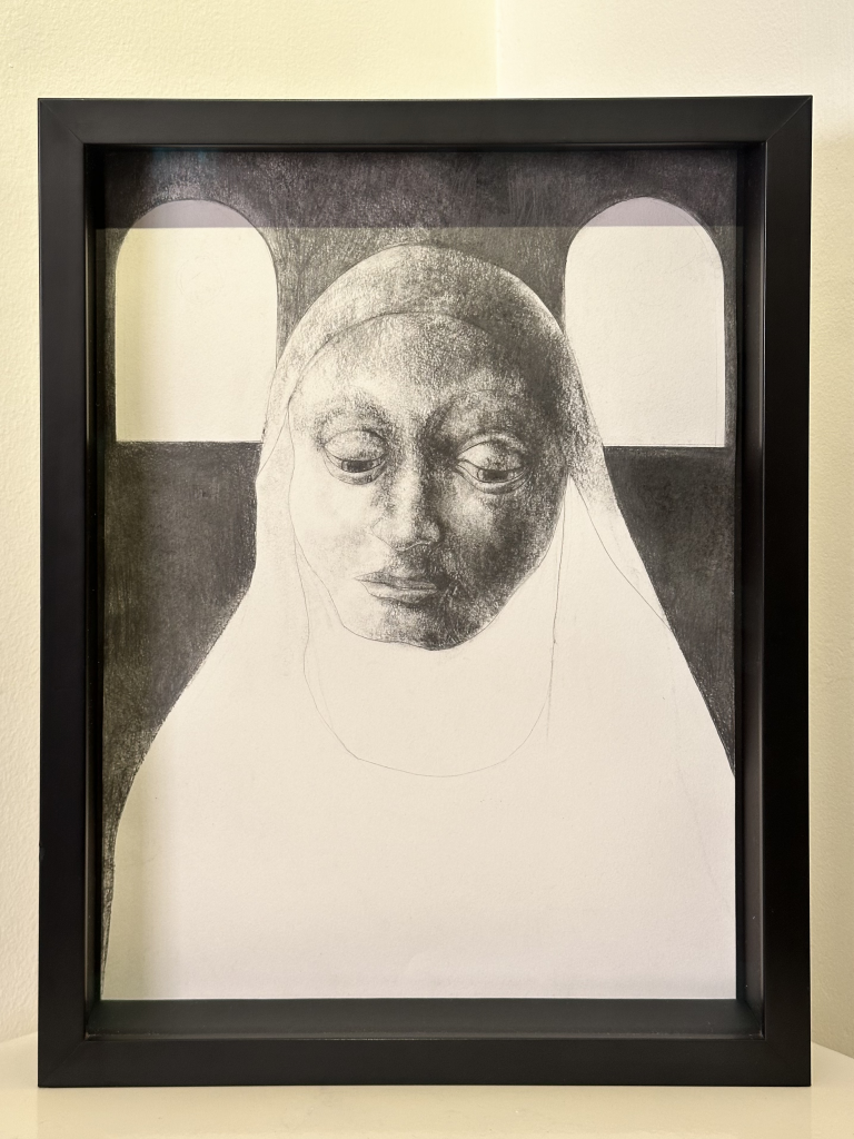 RC-14-image, cover photo,Culture & Resistance Graphite on paper 44 x 35 x 6 cm